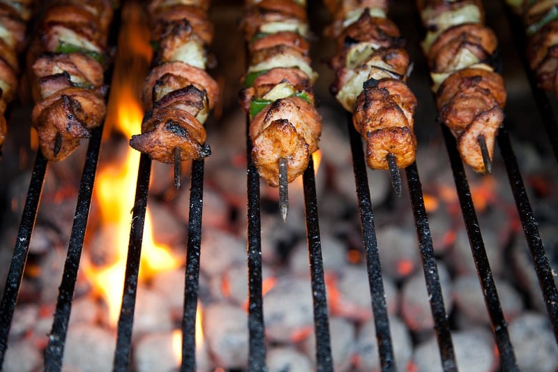 Chicken skewers